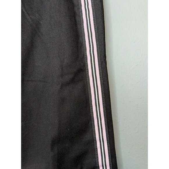 Dickies Women's Medium Black Pink Racing Stripe Drawstring Waist Scrub Pants NWT - Picture 6 of 12